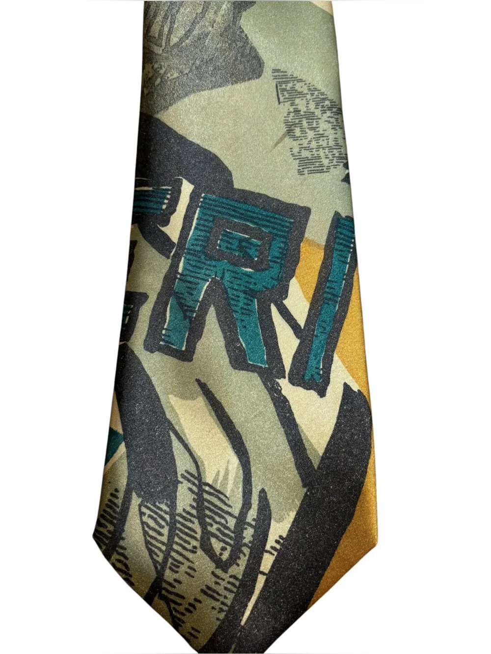 Vintage Axtron 100% Italian Silk Neck Tie‎
